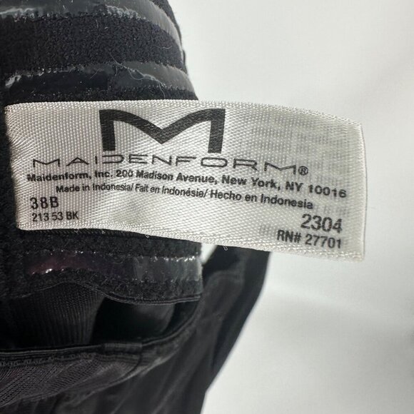 MaidenForm Womens Black Padded Corset Shapewear Bodysuit With Hook & Eye Closure - Picture 7 of 7